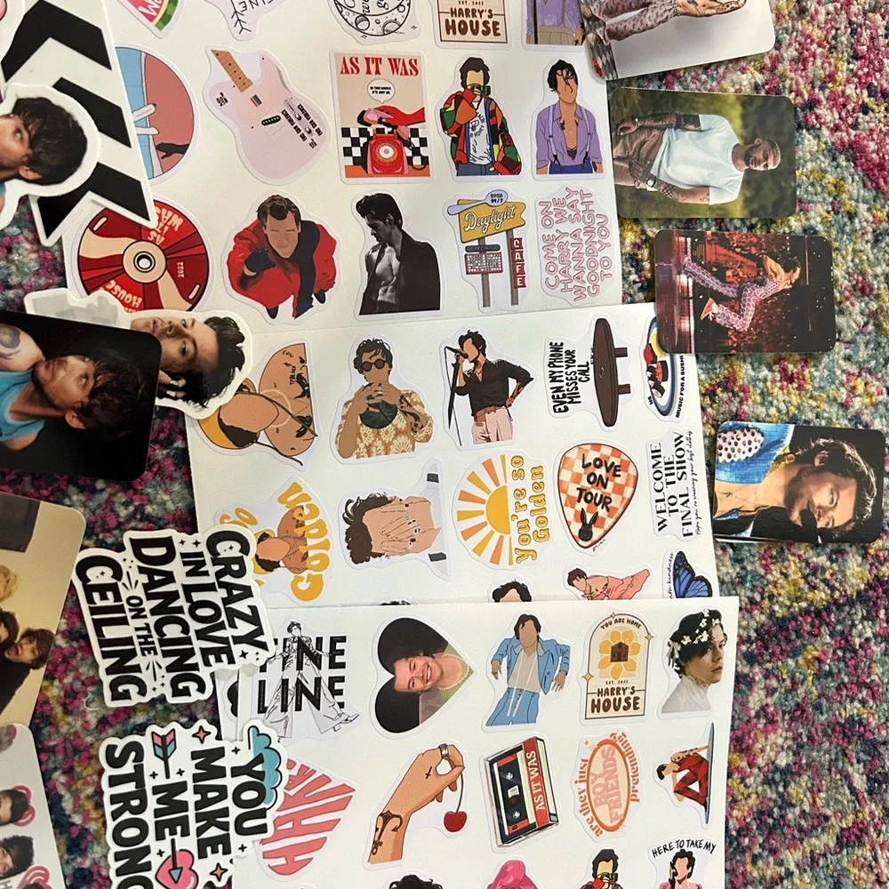 1D ONE DIRECTION HARRY STYLES NIALL HORAN LOUIS TOMLINSON stickers and cards!!